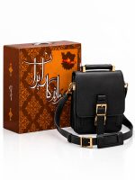 کیف دوشی اداری دسته دار جلو سگک دار تک قفل - تصویر 4