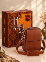 کیف دوشی مردانه دسته دار جلو جیب دار مدل علی - تصویر 5